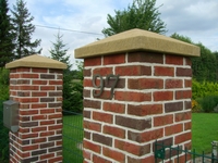 Pfeilerabdeckplatten Sandsteinnachbildung