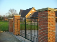 Pfeilerabdeckplatten Sandsteinnachbildung mit Profil