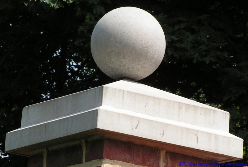 Abeckplatte mit Kugel