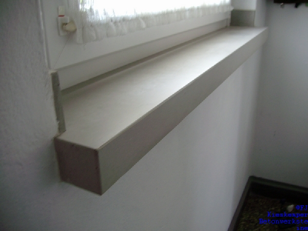 Sichtbetonfensterbank