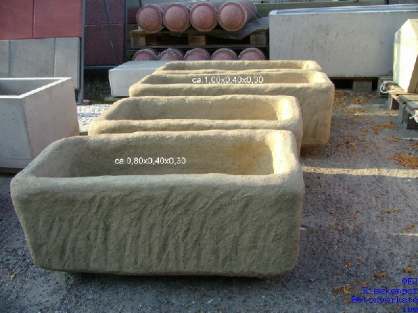 Blumentröge Sandsteinnachbildung