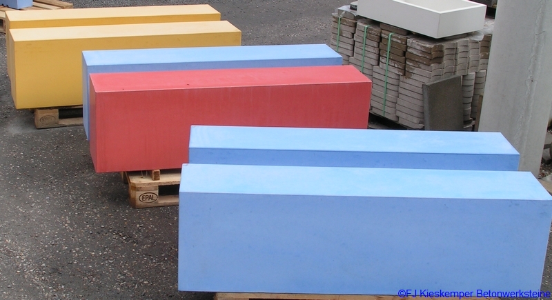 Sichtbetonsitzblöcke