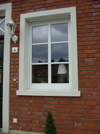 Sichtbetonfenstereinfassungen in wei - BV:  in Delbrck