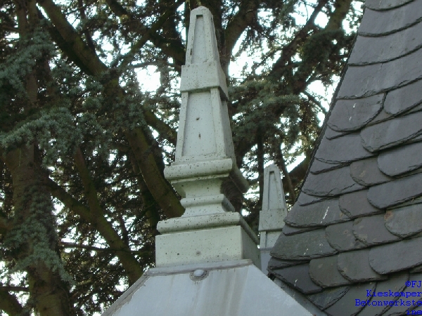 Sichtbeton - Profiltürmchen auf Bildstock