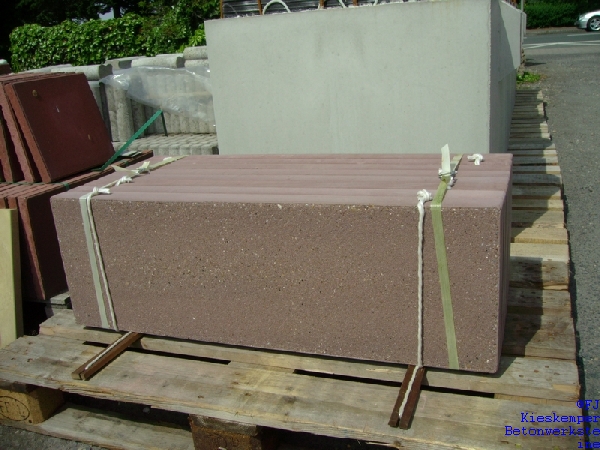 Stufenplatten sandstrahleffekt